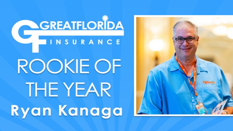 GreatFlorida Insurance Names Ryan Kanaga 2024 Rookie of the Year